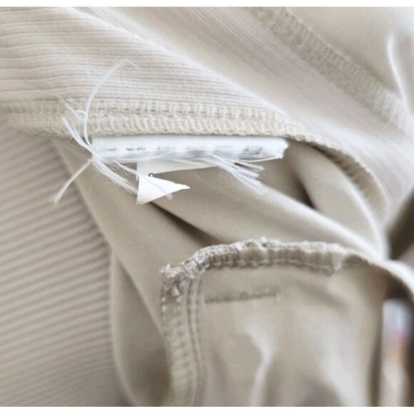 Athleta Brooklyn Ankle Pants Womens Size 14 Abalone Tan - Picture 2 of 7